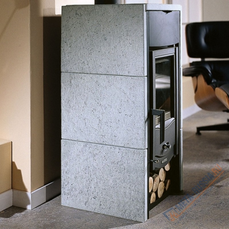 Печь-камин La Nordica Asia BII Petra (серый камень)