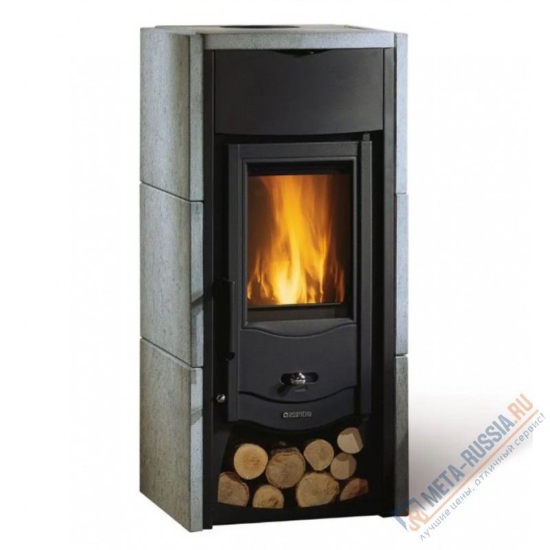 Печь-камин La Nordica Asia BII Petra (серый камень)