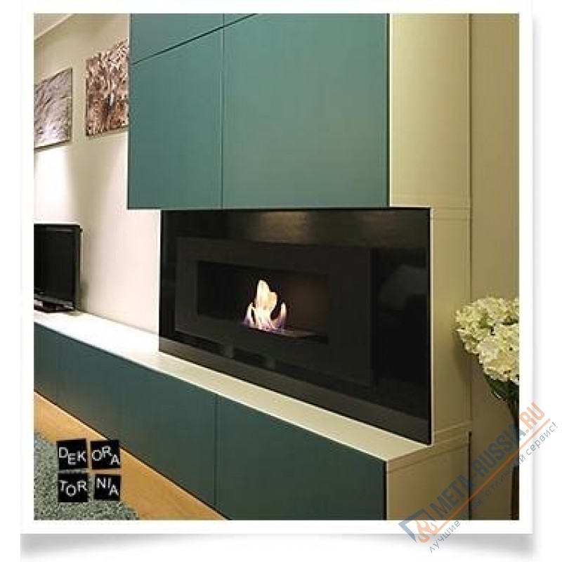 Настенный биокамин Kratki Delta 2 400x900, TUV