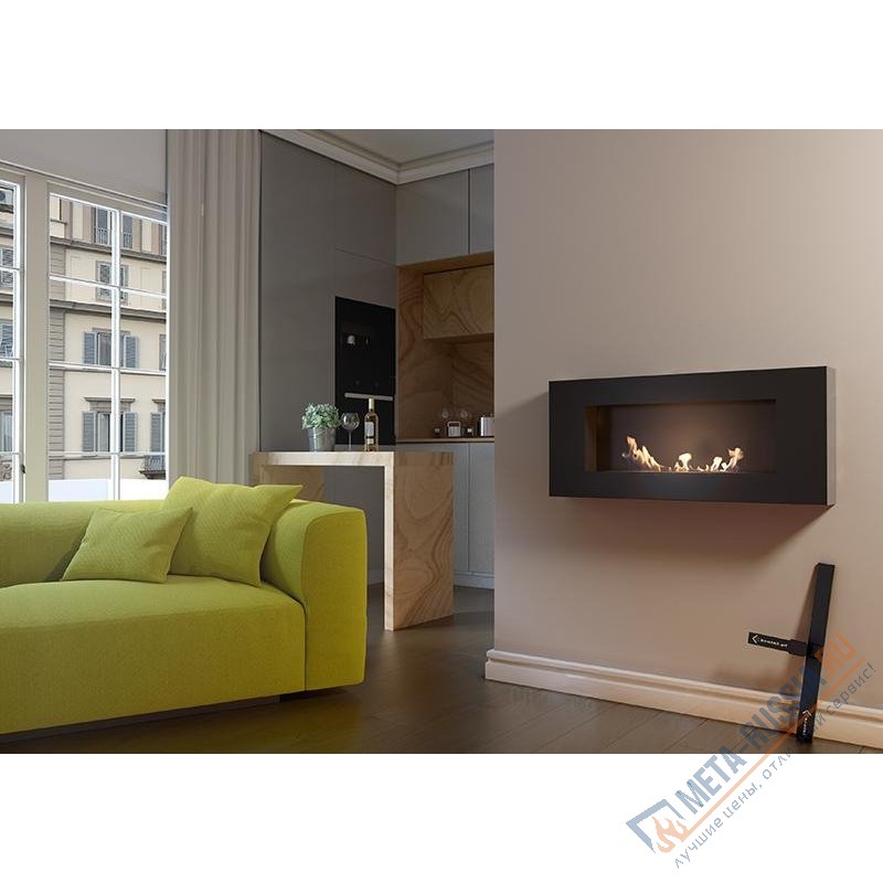 Настенный биокамин Kratki Delta Flat 400x900, TUV
