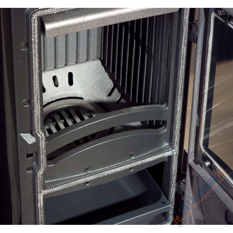 Печь-камин La Nordica Super Junior Nero черный - 5 кВт, ширина 36 см