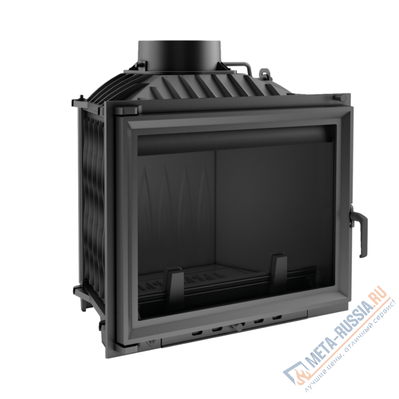 Каминная топка Kratki Eryk 700, 12 кВт, д.200, шибер, чистое стекло, CVP извне опция