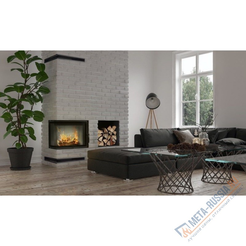 Каминная топка Kratki Maja/L/BS (угловое стекло слева)