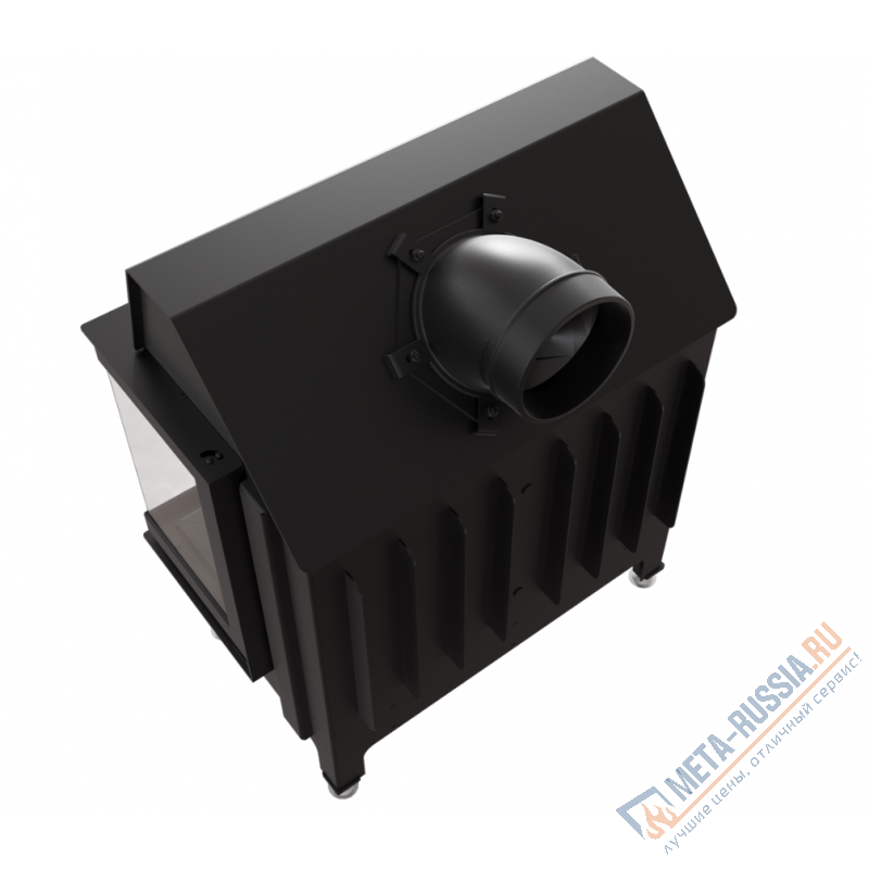 Каминная топка Kratki Zibi/P/BS (угловое стекло справа)