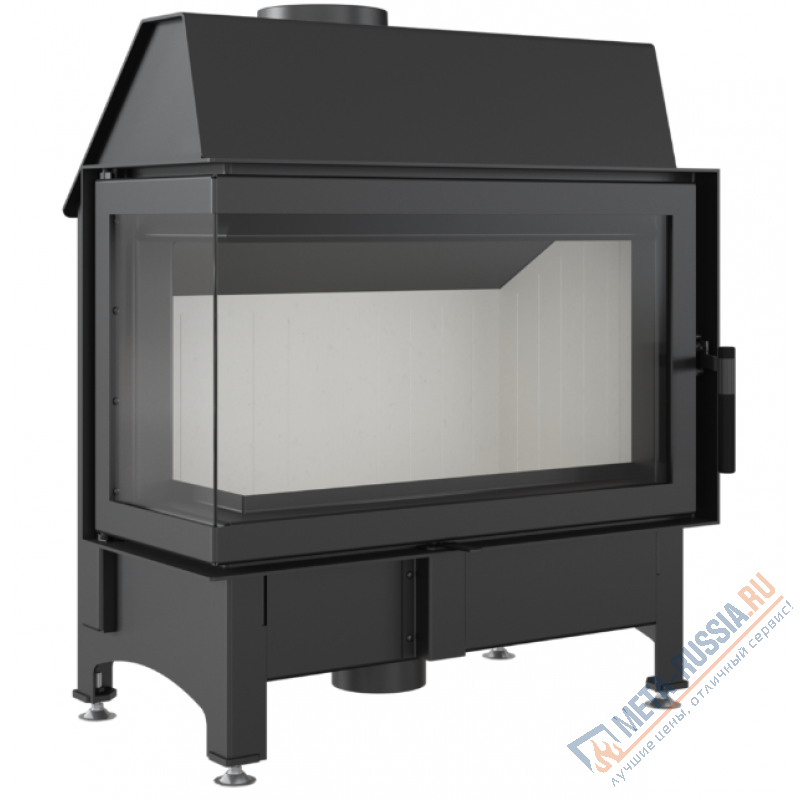 Каминная топка Kratki Zibi/L/BS (угловое стекло слева)