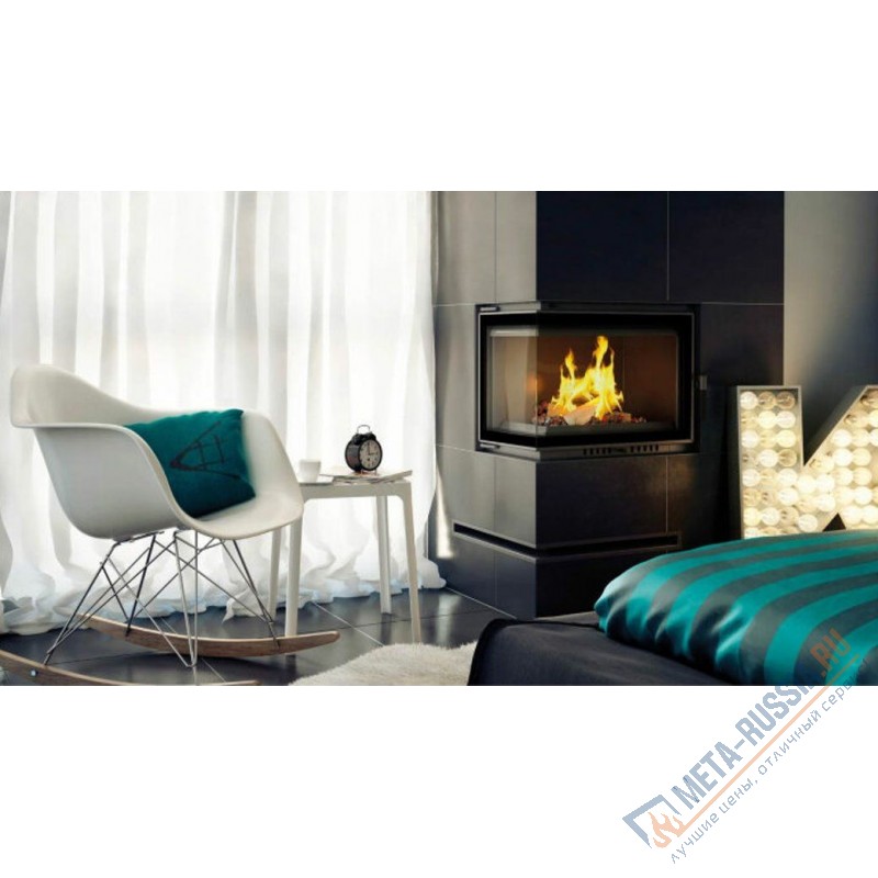 Каминная топка Kratki Zuzia/L/BS (угловое стекло слева)