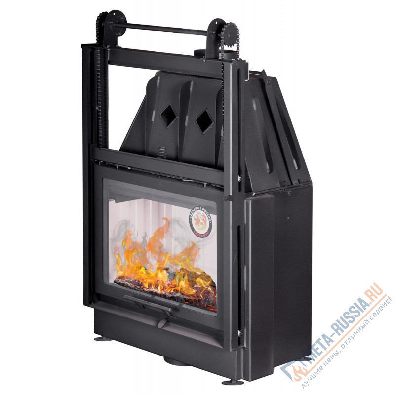 Каминная топка Экокамин Альфа 700 K с контргрузом TA700-1K