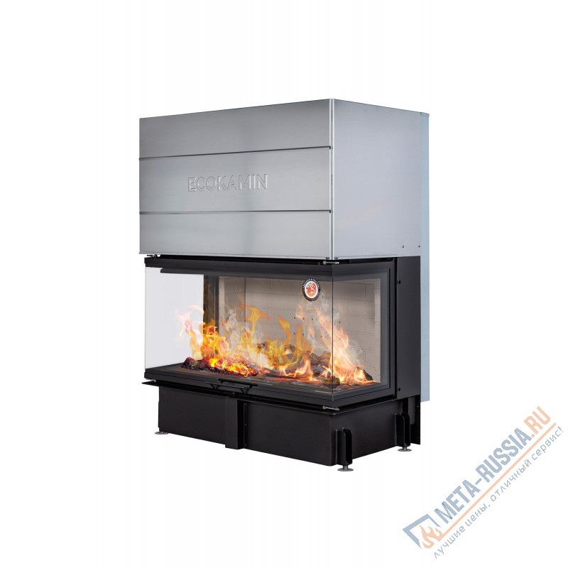 Каминная топка ЭкоКамин Дельта 1200 три стекла принтинг TDN1200