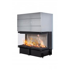 Каминная топка ЭкоКамин Дельта 1200 три стекла принтинг TDN1200