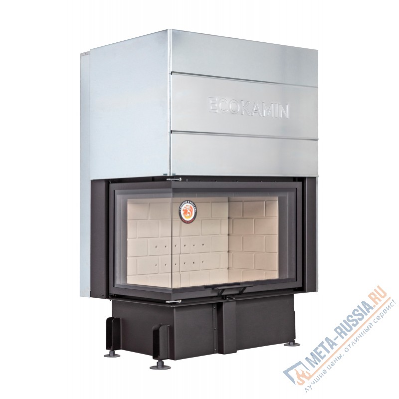 Каминная топка ЭкоКамин Дельта 800L TDN800L два стекла левая принтинг