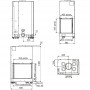 Каминная топка MCZ Forma 75 dx стекло слева
