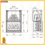 Каминная топка Мета Ardenfire Камилла 800П