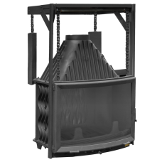 Каминная топка с подъемным механизмом Мета Ardenfire Панорама 800П