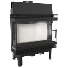 Каминная топка Kratki Blanka 670/570/LP/BS (угловое стекло слева-справа)