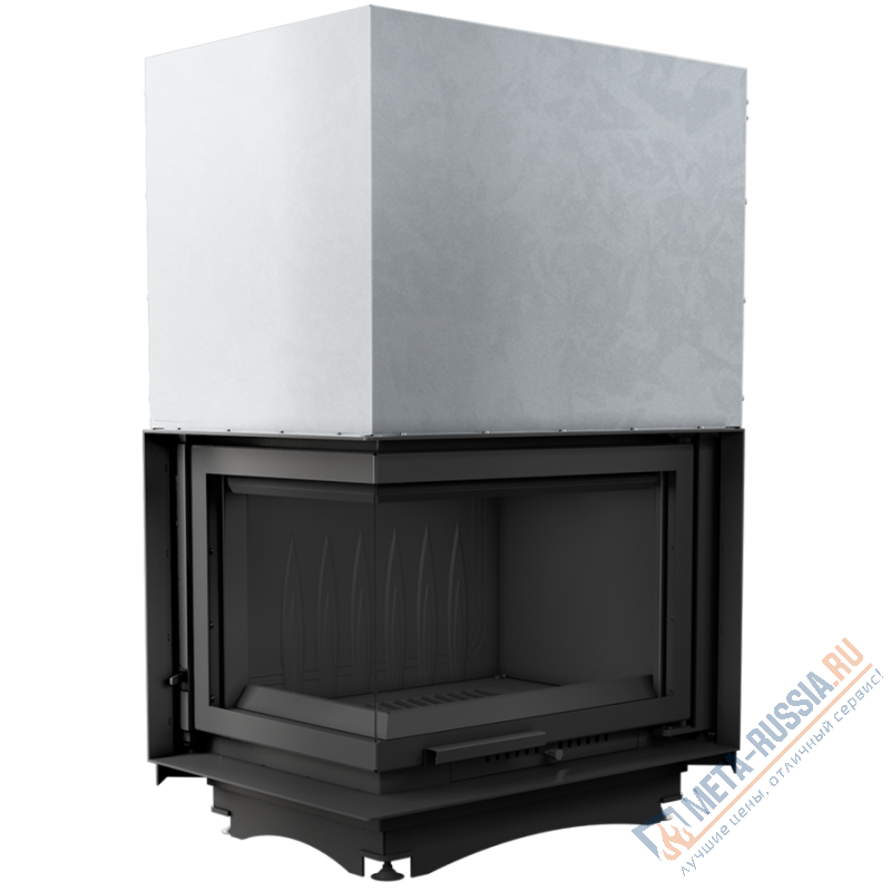 Каминная топка Kratki Zuzia/L/BS/G (угловое стекло слева, гильотина)