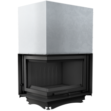 Каминная топка Kratki Zuzia/L/BS/G (угловое стекло слева, гильотина)