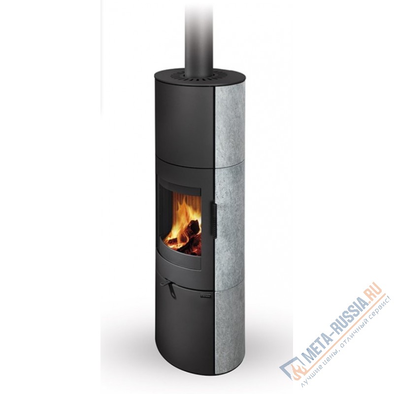 Печь-камин Romotop LUGO N AKUM камень