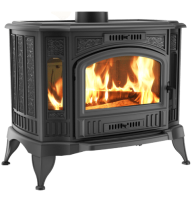 Печь-камин Kratki KOZA/K9/W (c вод.контуром)