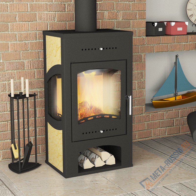Печь-камин Мета Варта 3D