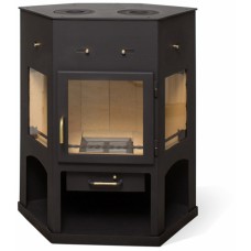 Печь-камин Мета-Бел Енисей с плитой АОТ-11,0