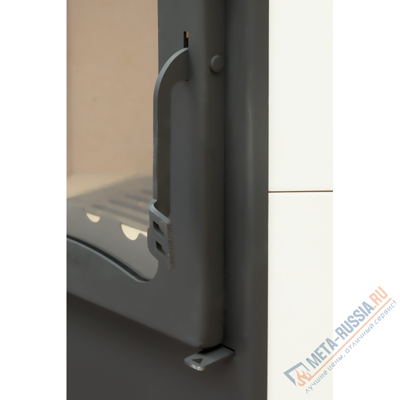 Печь-камин Экокамин Бавария угловая c плитой