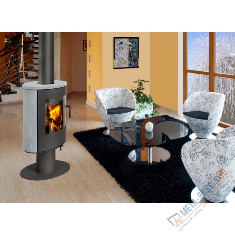 Печь-камин Romotop Evora T камень