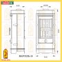 Печь-камин Мета Ardenfire Марсель 10