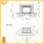 Каминная облицовка Мета Октава