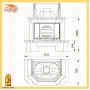Каминная облицовка Мета Кельн 850