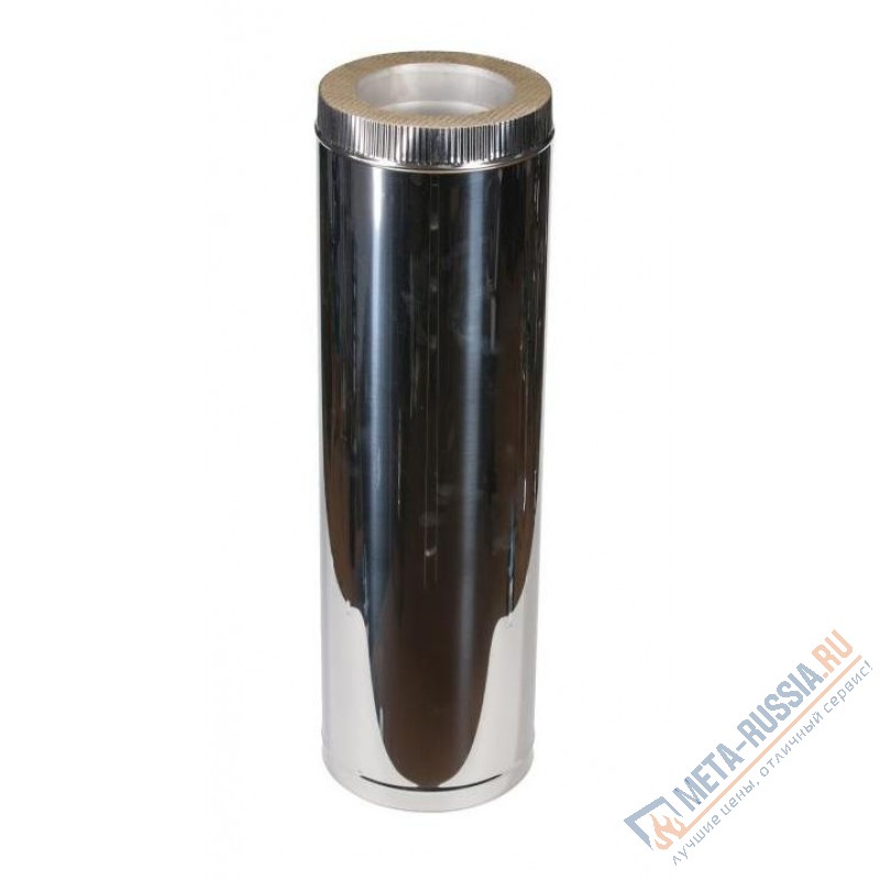 Труба двухконтурная сэндвич нержавейка Феникс 2Т/1000 1 мм