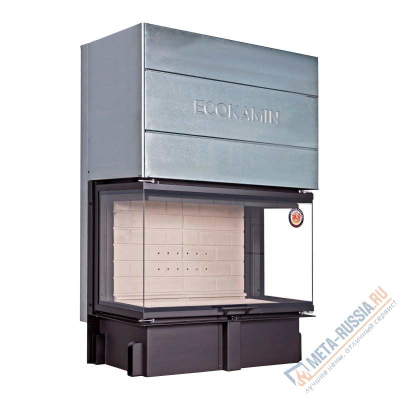 Каминная топка ЭкоКамин Дельта 1000P принтинг подовое горение TDN1000P
