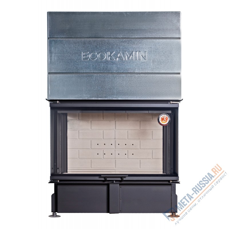 Каминная топка ЭкоКамин Дельта 1000P принтинг подовое горение TDN1000P