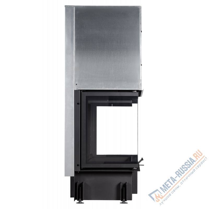 Каминная топка ЭкоКамин Дельта 1000PB ТDN1000PB принтинг черный шамот подовое горение