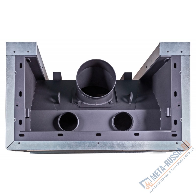 Каминная топка ЭкоКамин Дельта 1000PB ТDN1000PB принтинг черный шамот подовое горение