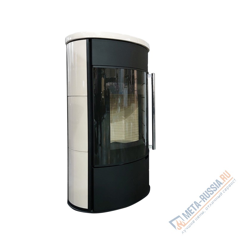 Печь-камин Экокамин Торонто майолика кремовая