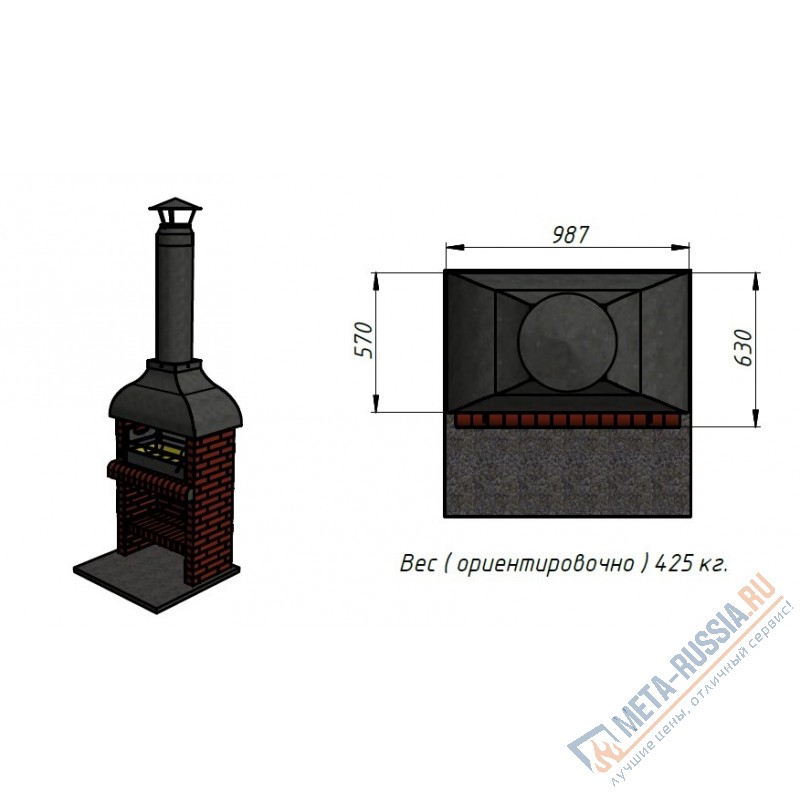 Модуль Мангал КДМ  УК-М