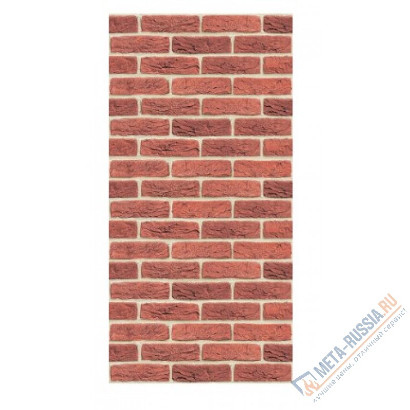 Плита пожаро-изоляционная кирпичная 1200х600х8мм вертикальная