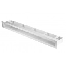 Туннельная вентиляционная решетка 1400 х 80 мм белая