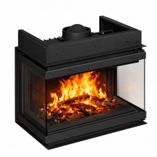 Каминная топка ECHA-TECH ECT Font/700/LR 14 кВт, 738/X/451, трехстороннее стекло