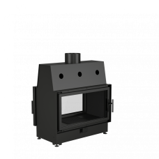 Каминная топка ECHA-TECH ECT Double, 90x51/C , 15 кВт, 900/510 туннель, футеровка чугун Каминная топка ECHA-TECH ECT Double, 90x51/C , 15 кВт, 900/510 туннель, футеровка чугун