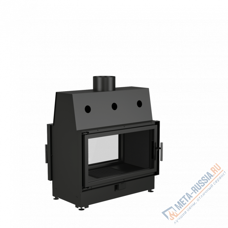 Каминная топка ECHA-TECH ECT Double, 90x51/C , 900/510 туннель, футеровка чугун