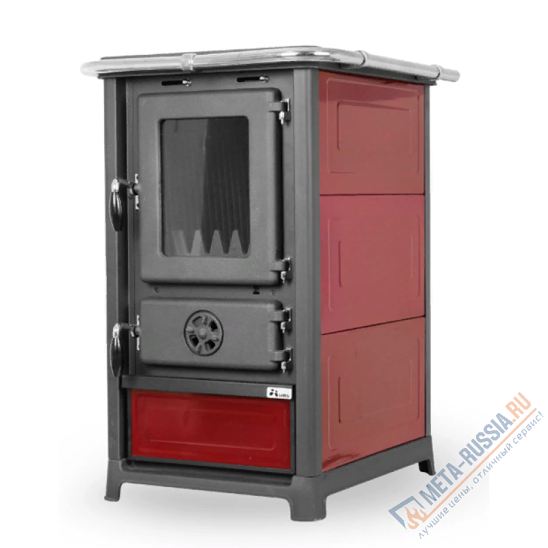 Печь-камин MBS OLYMP PLUS L DARK RED