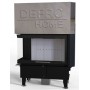 Каминная топка DEFRO HOME INTRA ME BL G, 924/548/498 мм, угловое стекло слева, гильотина