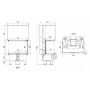 Каминная топка DEFRO HOME INTRA SM C G, 841/549/393 мм, трехсторонний, гильотина