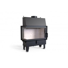 Каминная топка DEFRO HOME IMPULS ME BL, 770/450/380 мм, угловое стекло слева
