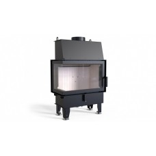 Каминная топка DEFRO HOME IMPULS SM BL, 670/450/380 мм, угловое стекло слева