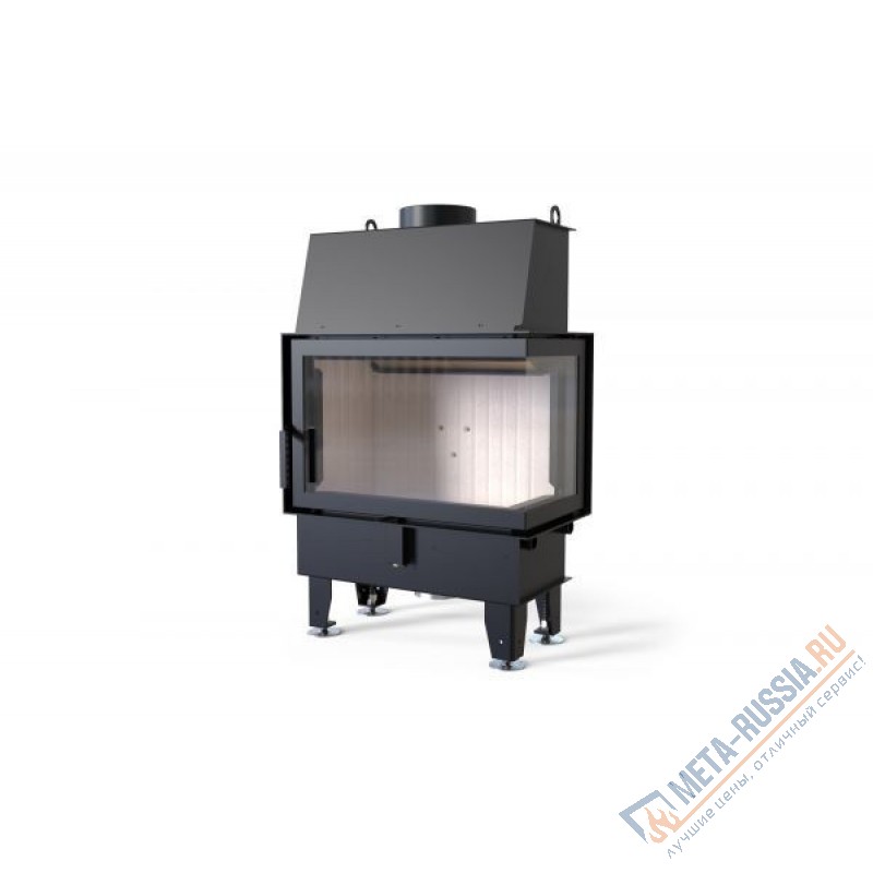 Каминная топка DEFRO HOME IMPULS SM BP, 670/450/380 мм, угловое стекло справа