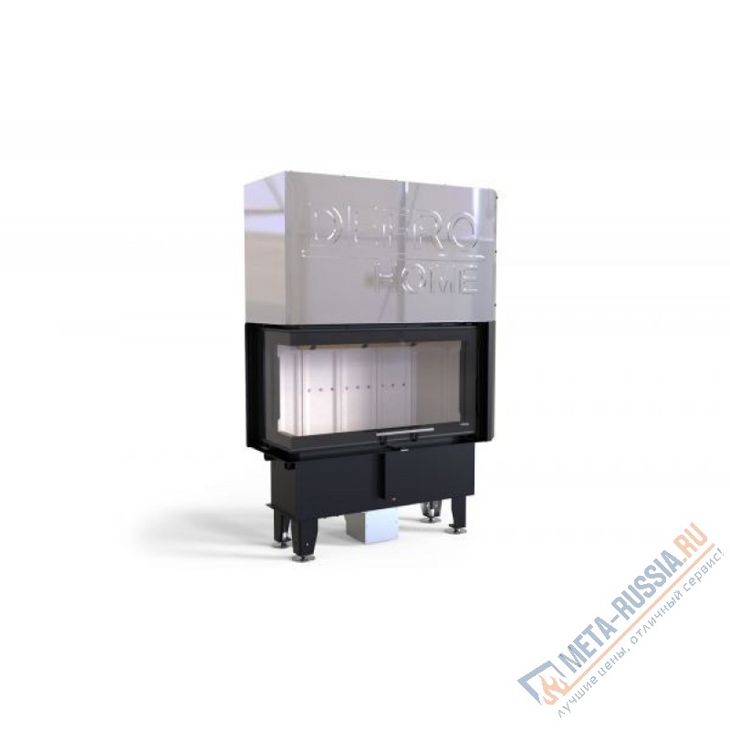 Каминная топка DEFRO HOME INTRA ME BL G SLIM, 850/478/352 мм, угловое стекло слева, гильотина