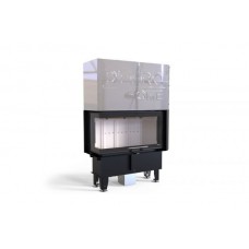 Каминная топка DEFRO HOME INTRA ME BL G SLIM, 850/478/352 мм, угловое стекло слева, гильотина