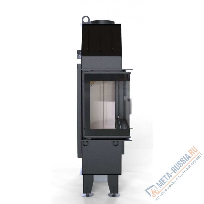 Каминная топка DEFRO HOME INTRA SLIM ME BL, 834/465/337 мм, угловое стекло слева